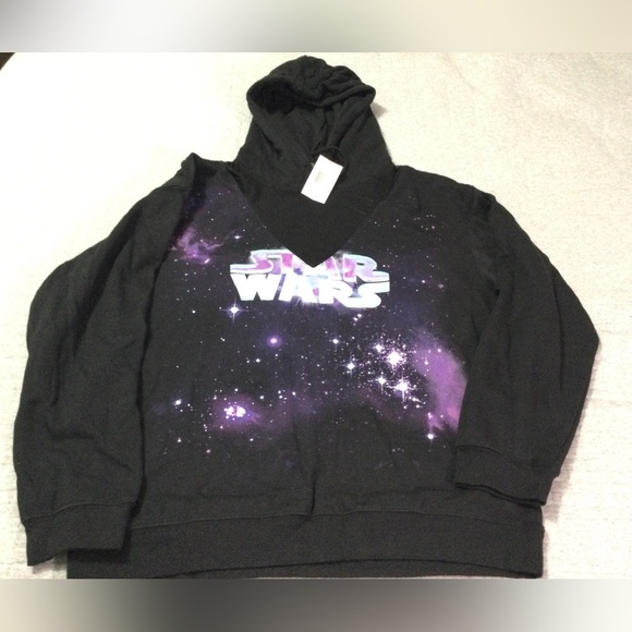 Star Wars Women’s Juniors Mesh Neck Hoodie - Picture 5 of 8